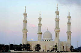 Sheikh Zayed mosque in Ajman , united arab emirates.