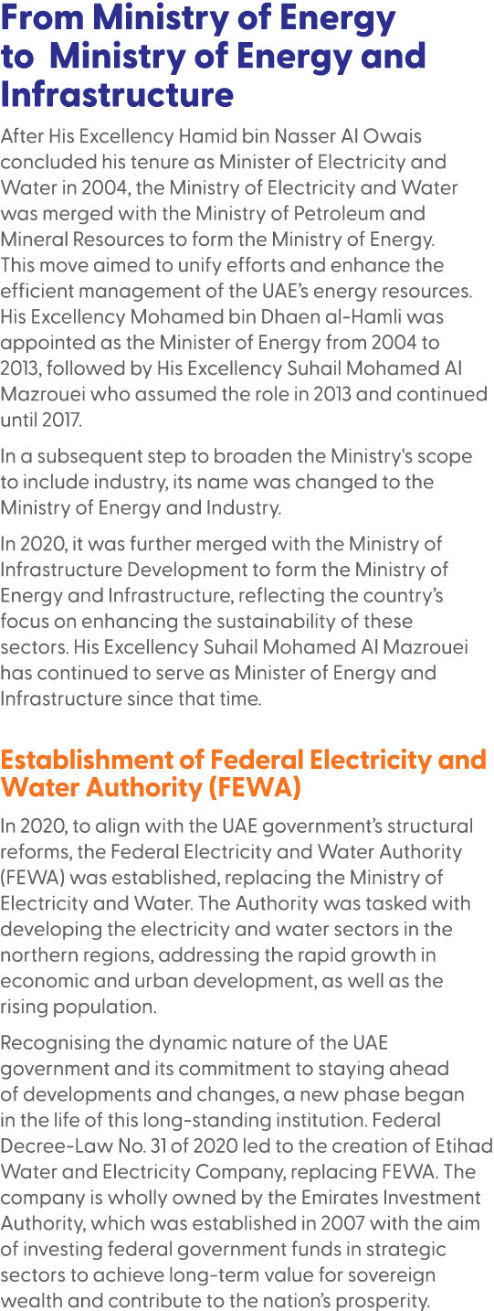 From Ministry of Energy to Ministry of Energy and Infrastructure After His Excellency Hamid bin Nasser Al Owais concl...