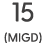15 (MIGD)